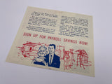 Original World War Two American Savings Bond Flyer