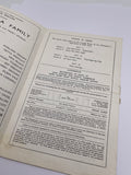 Original World War Two Saville Theatre Programme, "Three's A Family"