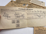 Original World War Two American Petrol Ration Coupons, Books, etc.