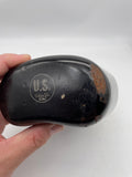 Original World War Two Era American Canteen, Black Enamel