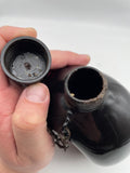 Original World War Two Era American Canteen, Black Enamel