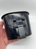 Original World War Two Era American Canteen Cup, Super Rare Black/Blue Enamel