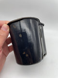 Original World War Two Era American Canteen Cup, Super Rare Black/Blue Enamel