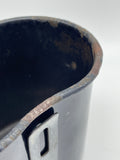Original World War Two Era American Canteen Cup, Super Rare Black/Blue Enamel