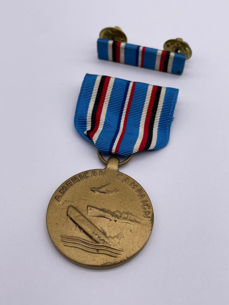 Original World War Two American Campaign Medal