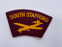 Original Post World War Two British Unit Flash, South Staffordshire Regiment, Airborne/Glider Riders