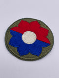 Original World War Two Era American 9th Infantry Division Patch