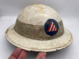 Original World War Two Era American Civil Defence Helmet