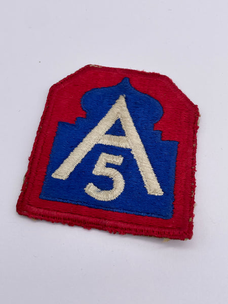 Original World War Two Era American 5th Army Patch