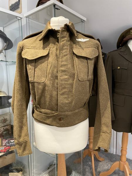 Original American Used British 1937 Pattern Battledress, 12th and 8th Air Force, Colonel Richard Elvins, Chief Surgeon MTO