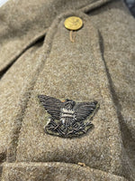 Original American Used British 1937 Pattern Battledress, 12th and 8th Air Force, Colonel Richard Elvins, Chief Surgeon MTO
