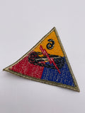 Original World War Two Era American 6th Armoured Division Patch