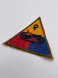 Original World War Two Era American 9th Armoured Division Patch