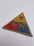 Original World War Two Era American 15th Armoured Division Patch