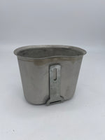 Named to a Casualty, Original World War Two Era American Canteen, Cup and Cover, 104th Infantry Division