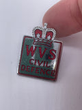 Original Post World War Two Era Pin Back Badge, Women's Voluntary Service