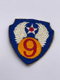 Original World War Two Era American 9th Army Air Force Patch