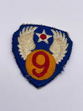 Original World War Two Era American 9th Army Air Force Patch
