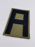 Original World War Two American 1st Army Patch, Greenback