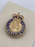 Original Civil Defence Corps Buttonhole Badge, ERII Crown