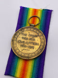 Original World War One Victory Medal, Pte Cawson, Liverpool Regiment