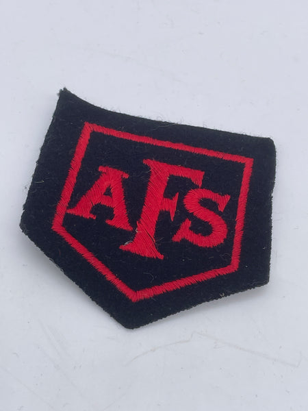 Original Auxiliary Fire Service Breast Badge