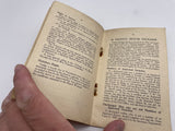 Original World War One Booklet, "The Disabled Soldier's Handbook 1919"
