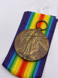 Original World War One Victory Medal, Pte Taylor, Lincolnshire Regiment