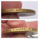 Original World War One Victory Medal, Gnr Watts, Royal Artillery