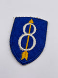 Original World War Two American 8th Infantry Division Patch