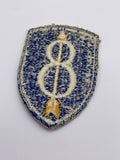 Original World War Two American 8th Infantry Division Patch