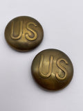 Original Early 20th Century US Cavalry Horse Harness Rosettes