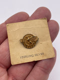 Original World War Two American Ruptured Duck Badge, Sterling Silver