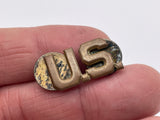 Original American Officer's U.S. Collar Dog, Toned
