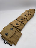 Original World War One American M-1910 Mounted Cartridge Belt, 9 Pocket