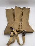 Original World War Two Era, Gaiters, Large Size 3L, New-Old Stock