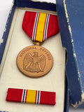 Original American Post World War Two Era National Defense Service Medal, Boxed
