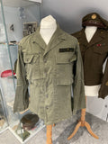 Original American World War Two Era HBT Tunic, with Gas Flap, c.44" Chest