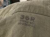 Original American World War Two Era HBT Tunic, with Gas Flap, c.44" Chest