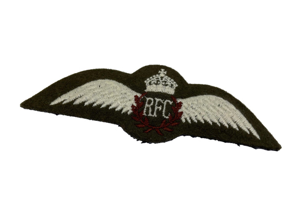 World War One Era, Royal Flying Corps Wings, Olive Backed