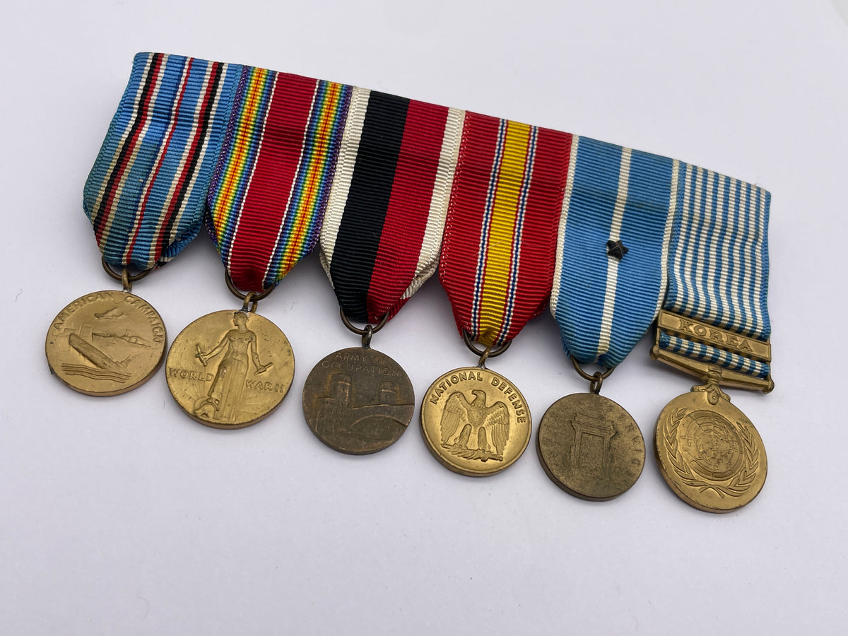 Original World War Two Era American Miniature Medal Rack – Hornbeam ...