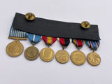 Original World War Two Era American Miniature Medal Rack