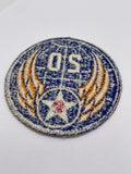Original World War Two Era American 20th Army Air Force Patch