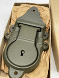 Original World War Two Era American Footlocker Lock, New Old Stock