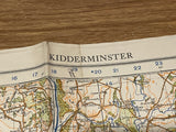 Original War Office Map, Second War Revision 1940, Kidderminster