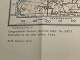 Original War Office Map, Second War Revision 1940, Kidderminster