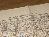 Original War Office Map, Second War Revision 1940, Stratford upon Avon