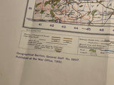 Original War Office Map, Second War Revision 1940, Stratford upon Avon