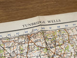 Original War Office Map, Second War Revision 1940, Tunbridge Wells