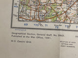 Original War Office Map, Second War Revision 1940, Tunbridge Wells